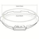 2 piezas de Anillos de Sellado de Silicona para Olla Instantánea de 6Qt - Grado Alimenticio, Resistentes al Calor, Antifugas y Fácil Limpieza para IP-DUO60/LUX60, DUO50/LUX50, Smart-60, CSG60/CSG50 - Cocina Dulce y Salada, Sellado Estanco | Diseño Elegan