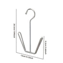 5 piezas de ganchos para zapatos de acero inoxidable sólido, diseño de ahorro de espacio de metal resistente a la oxidación, fácil de ensamblar, caja de almacenamiento de zapatos multifunción impermeable, adecuada para uso doméstico o de venta al por may