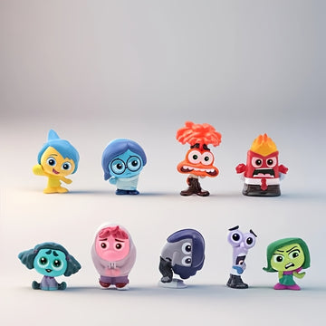 Adornos de personajes de "Inside Out" de Disney en PVC, accesorios exquisitos para escritorio, adecuados para oficinas domésticas y coches, regalos de Año Nuevo, regalos del Día de San Valentín