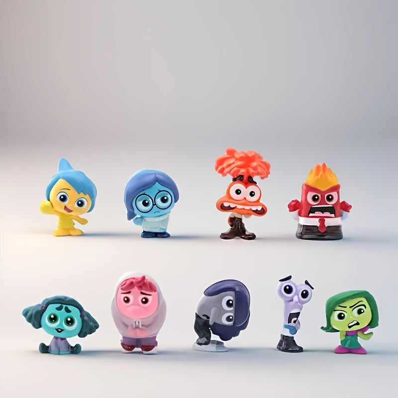 Adornos de personajes de "Inside Out" de Disney en PVC, accesorios exquisitos para escritorio, adecuados para oficinas domésticas y coches, regalos de Año Nuevo, regalos del Día de San Valentín