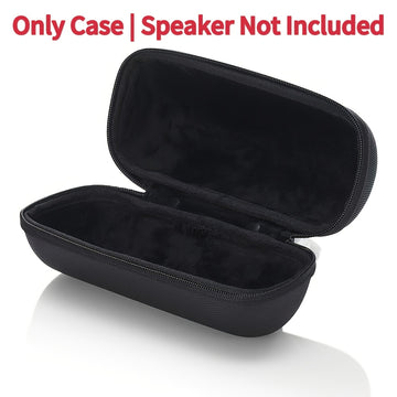 1 Pieza para for jbl Flip 3/4/5/6, Estuche de Altavoz de EVA - Bolsa de Transporte Protectora Resistente a Golpes con Asa, Bolsa de Almacenamiento Portátil para Exteriores, Negro, Cierre con Cremallera Seguro, Material de EVA Duradero, Estuche de Almacen
