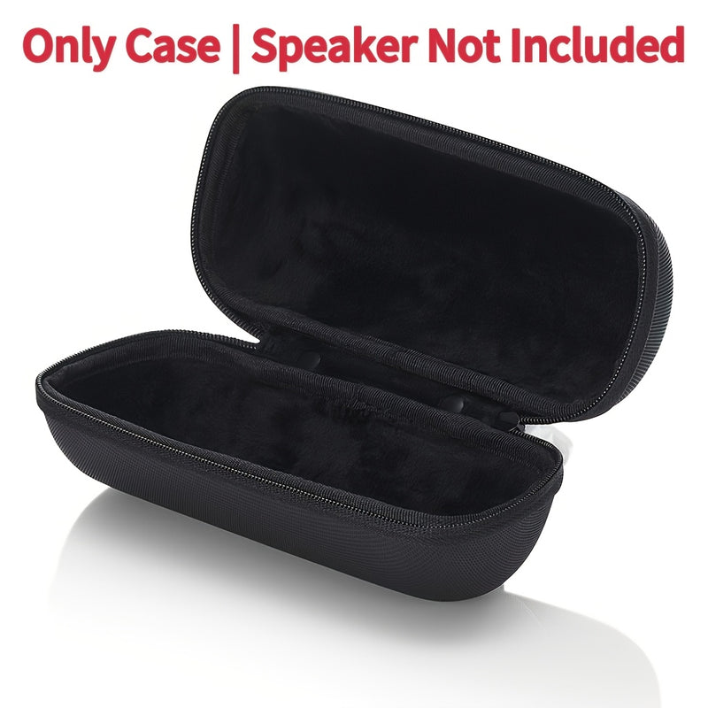 1 Pieza para for jbl Flip 3/4/5/6, Estuche de Altavoz de EVA - Bolsa de Transporte Protectora Resistente a Golpes con Asa, Bolsa de Almacenamiento Portátil para Exteriores, Negro, Cierre con Cremallera Seguro, Material de EVA Duradero, Estuche de Almacen