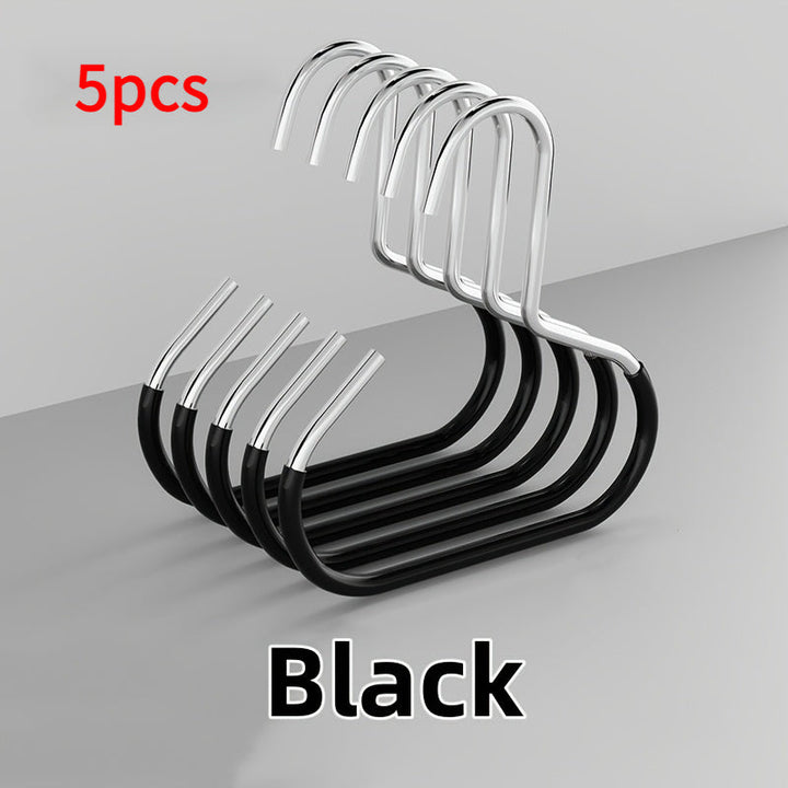 Juego de 2 unidades de almacenamiento de sombreros de moda de metal - Soporte mural fácil de instalar, solución de almacenamiento multifuncional para gorra de béisbol, bufanda, cinturón - acabado de armario de ropa, estructura de plástico duradera, ganch