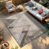 Tapete de terciopelo, 850 gramos por metro cuadrado, lavable, diseño moderno para oficina y sala de estar, alfombra de hogar lujosa antideslizante, fácil de limpiar, con respaldo antideslizante, duradera y suave, adecuada para áreas grandes en dormitorio