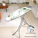 2D Plano, Cubierta de Tablero de Planchar 2D Plano - Lavable, Fácil de Instalar, Se Ajusta a la Mayoría de Tamaños Estándar, Patrón Floral y Hoja Vibrante, No Incluye Tablero de Planchar, Ideal para Decoración del Hogar, Cubierta de Tablero de Planchar,