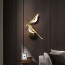 1/2 piezas de Aplique de Pared LED Moderno y Creativo en Forma de Ave, Tres Colores Disponibles para Sala de Estar o Pasillo de Televisión con Herrajes de Montaje