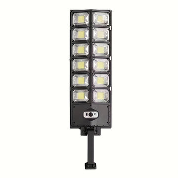 1 paquete de luz solar LED súper brillante de 504 luces, luz para exteriores, 3 modos (día/noche), iluminación para jardín con sensor de movimiento inteligente