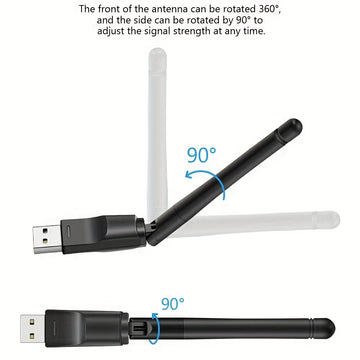 Momotor Amplificador de Señal WiFi - Modelo 2025, Alimentado por USB, Mejora tu WIFI para Hogar, Oficina y Cafeterías, Banda de 2.4GHz