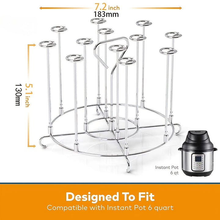 15 piezas de rejilla de acero inoxidable de grado alimenticio para freidora de aire, rejilla vertical, para hacer deliciosos platos en la cocina, herramienta de cocina.