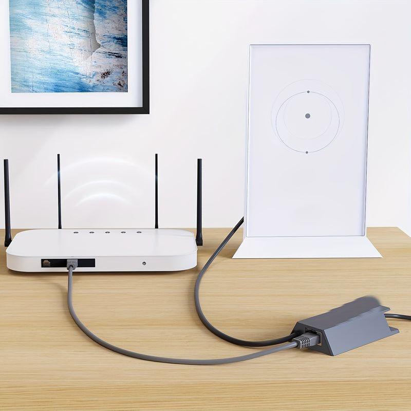 Adaptador Ethernet Starlink para Placa Satelital V2 - Conector Gigabit Ethernet (RJ45) de Alta Velocidad, Conexión Red Estable, Diseño Pasivo Sin Necesidad de Energía para Starlink Gen 2, Internet Cableado, Ingeniería Precisa, Configuración para Hogar u