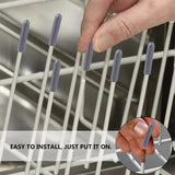 100pcs Tapas Protectoras para Lavavajillas de Cocina, Cubiertas de Limpieza Resistentes a Arañazos para Platos y Utensilios