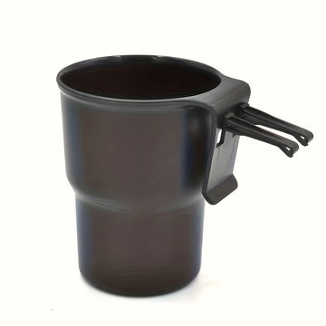 1pc Portavasos multifuncional para vehículos recreativos, material PP, ranura segura para teléfono, bebida y basura, soporte de taza portátil para vehículos