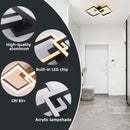 1 Pieza, Lámpara De Techo Cuadrada LED Para Cocina, Sala De Estar De Diseño Moderno, Lámpara De Pasillo, Luz Blanca Cálida De Dormitorio, De Techo Cuadrada Para Sala De Estar Y Dormitorio