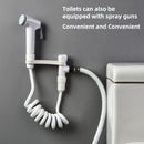 Cabezal de ducha de alta presión blanco moderno con manguera - Plástico duradero, patrones de aspersión ajustables, incluye múltiples boquillas para uso en baño y cocina, cabezal de ducha para baño, aspersión de agua versátil, diseño elegante, construcci