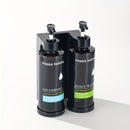 Dispensador de desinfectante de manos de pared Happy Bathing, 300 ml, plástico, sin DEHP, no necesita electricidad, ideal para baño, cocina, hotel - Regalo perfecto de Navidad