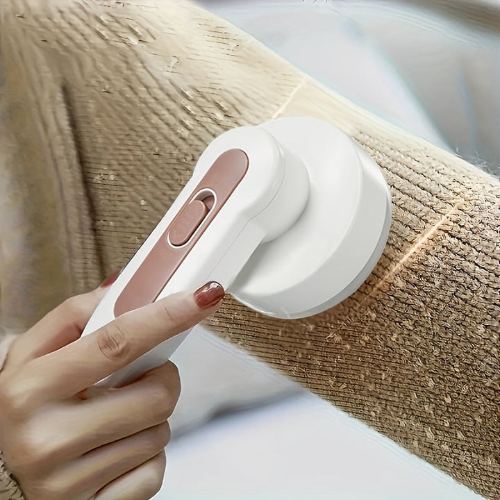Extracción de pelusa eléctrica portátil y afeitadora de tejidos - Recargable por USB, ideal para ropa, suéteres, muebles, alfombras, sofás y ropa de cama de tapicería - Elimina pelusa y pilling, gran idea de regalo para el hogar y el viaje, afeitadora po