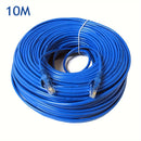Cable Ethernet Cat 6, cable de parche Gigabit 1Gbps redondo RJ45, conector macho a macho de 8 pines EPS, cable de red de alta velocidad para PC/Xbox/PS4/PS5/modem/enrutador, 250Mhz - No requiere batería