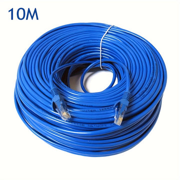 Cable Ethernet Cat 6, cable de parche Gigabit 1Gbps redondo RJ45, conector macho a macho de 8 pines EPS, cable de red de alta velocidad para PC/Xbox/PS4/PS5/modem/enrutador, 250Mhz - No requiere batería