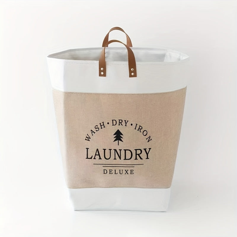1 Cesta Para La Colada De Gran Capacidad, Cesta Portátil Para Ropa Sucia, Cesta De Almacenamiento De Juguetes, Cesta Para La Colada Del Hogar Con Asa Portátil, Organización Del Hogar Y Suministros De Almacenamiento Para Baño, Dormitorio, Sala De Estar, D