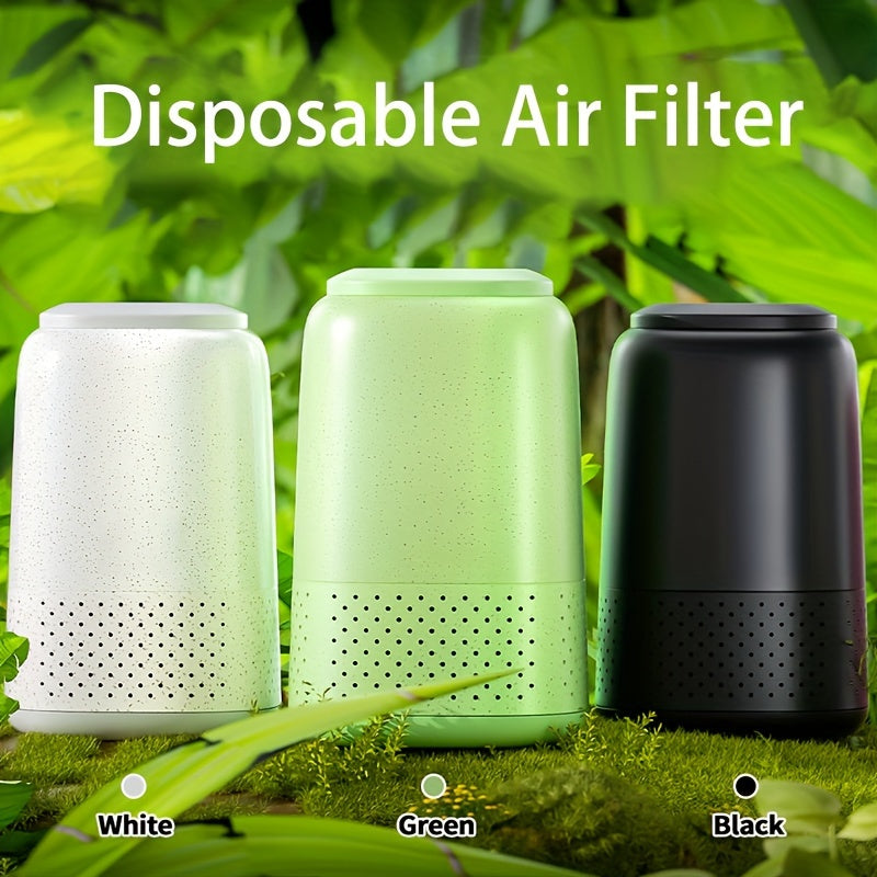 Filtro de Aire Personal Portátil 1pz - Purificador de Humo, Hasta Más de 1000 Usos, Sin Necesidad de Electricidad, Ideal para Frescura en Movimiento, Regalo Perfecto para Navidad y Año Nuevo
