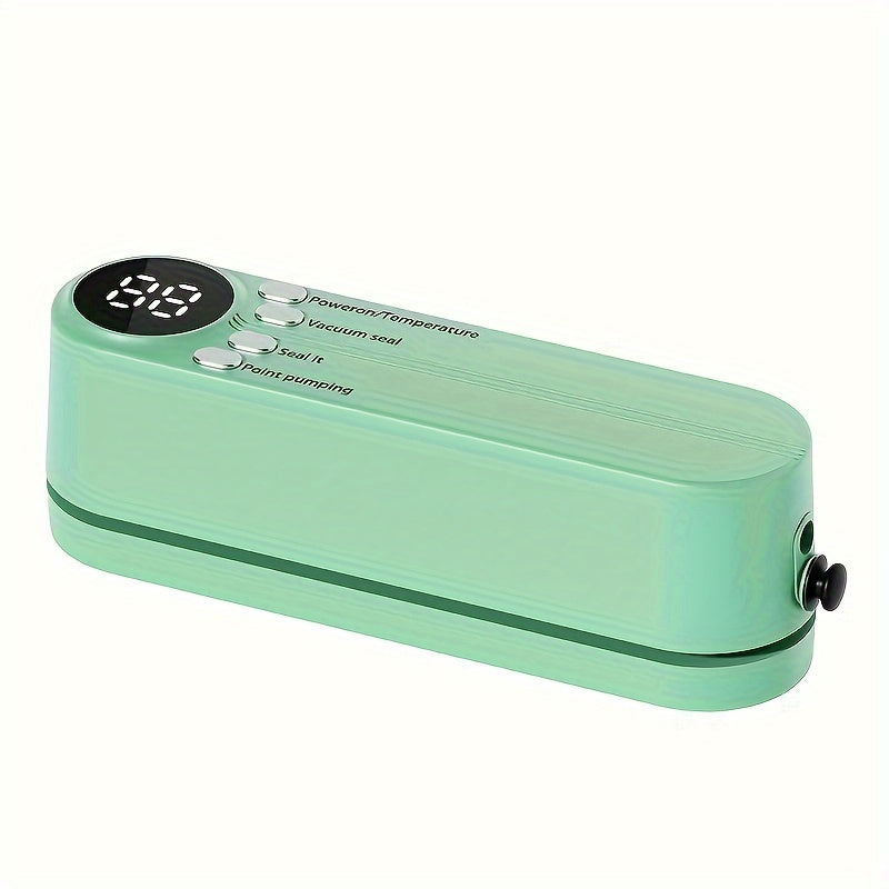 Máquina de vacío automático inalámbrico miniatura, portátil, carga USB, batería de litio recargable serie 18650 1200mAh, para cocina, conservación de alimentos, empaque de aperitivos