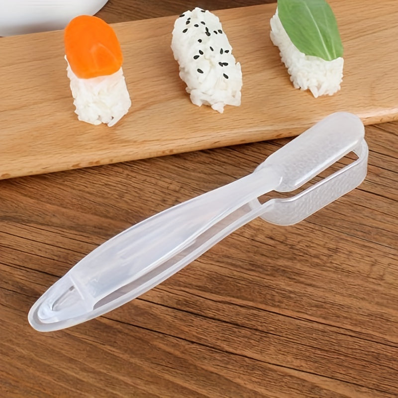 1pc Molde para Bolas de Arroz y Sushi de Fácil Agarre - Fabricante de Cocina Japonesa de Plástico Duradero para Formas Perfectas, Ideal para Cajas Bento y Noches de Sushi Casero, Kit para Hacer Sushi