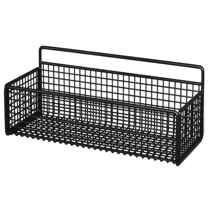 Organizador de Rejilla Grande en Acero al Carbono Fácil de Instalar - Ideal para Cocina y Baño, Sin Necesidad de Taladrar