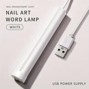 Linterna de Uñas Portátil con USB - Doble Fuente de Luz para Secado Rápido/Esmalte LED, Diseño Compacto y Ligero, Función Sin Pantalla e Inodoro, Recargable (Rosa Brillante/Blanco/Verde), Cuerpo de Plástico Duradero, Herramienta Ligerita, Alta Calidad, I