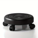 1 Pieza, Taburete Bajo Para Sentarse, Taburete Pequeño Con Ruedas, Silla Giratoria De 360 ° Para Adultos, Trabajo De Limpieza, Taburete Bajo Al Suelo Con Almohadilla Suave Y Ruedas Giratorias