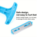 5/10 Kit de pedicura portátil - Suaviza instantáneamente los pies ásperos, elimina la piel muerta, sin formaldehído - Adecuado para hombres y mujeres, regalo perfecto para padres y mayores, esenciales para el cuidado de los pies | Pedicura | Cuchillas du