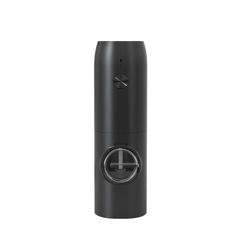 1pc/2pcs opción, molinillo eléctrico de sal y pimienta recargable con luz LED, ajuste de molienda, gran capacidad, ideal para cocina hogareña, barbacoas, restaurantes o regalo de boda