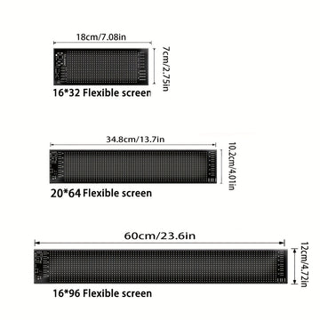 Todos los modelos de vehículos compatibles con pantalla electrónica LED - Puede editar animaciones de texto e imágenes, puede ser controlado por teléfonos móviles/controles remotos, puede ser controlado por pantalla multifuncional de tienda/vehículo, var