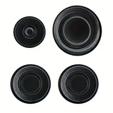 Tapas de quemador de estufa de gas de 4 piezas para estufas Sabaf: tamaños de 55mm, 75mm y 100mm