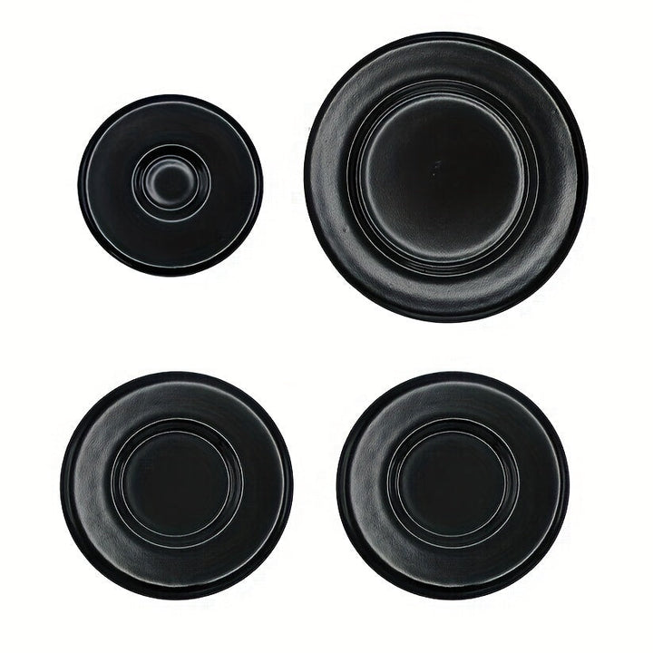 Tapas de quemador de estufa de gas de 4 piezas para estufas Sabaf: tamaños de 55mm, 75mm y 100mm