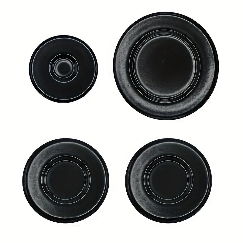 Tapas de quemador de estufa de gas de 4 piezas para estufas Sabaf: tamaños de 55mm, 75mm y 100mm