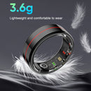 Anillo Inteligente Youth Demon - 5ATM de Alta Calidad con Control Táctil, Diseño Ligero y Modos Deportivos para Negocios, Fitness - Batería Magnética Recargable, Elegante con Detalles Rojos - Regalo Ideal para Entusiastas Tecnológicos