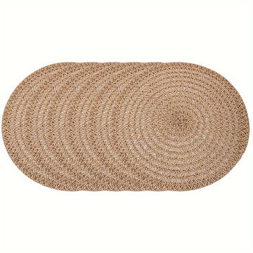 6 piezas de individuales de yute para mesa, decoración de cocina y hogar