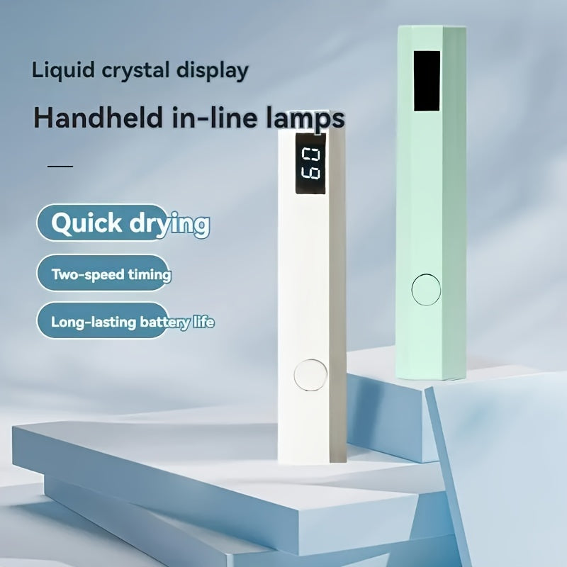 1pc Lámpara de Gel para Uñas Digital Portátil DIY - Inalámbrica, Rápida y Compacta, Ideal para Manicura en Casa o Viajes, Diseño Pequeño, Regalo de Alta Calidad