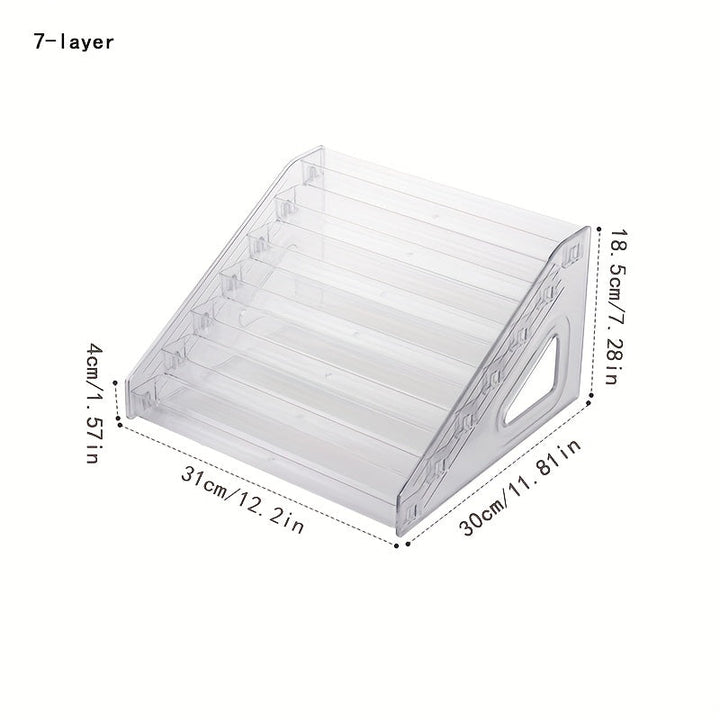 Estante de Exhibición Acrílico Versátil para Coches de Juguete y Joyería - Apilable, Diseño de Múltiples Capas, Perfecto para Regalos de Navidad y Fiestas