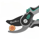 Herramientas de jardinería para podar flores, con tijeras de doble parada hechas de acero SK5.