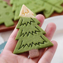 Molde de galletas de árbol de Navidad estilo nórdico - Herramienta de repostería DIY de plástico para galletas caseras, perfecta para Navidad, Acción de Gracias, Día de San Valentín y Día de la Madre, esenciales para la repostería festiva | Moldes decora