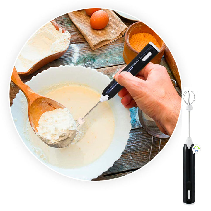 Batidor De Mano Recargable Mezclador Espumador Portátil MK001