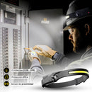 Linterna Minera Led Ajustable + Sensor de Proximidad Recargable Led de Cabeza HK-005