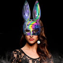 Máscara De Conejo Tornasol Sexy Media Cara Halloween Accesorio Disfraz 2909-108