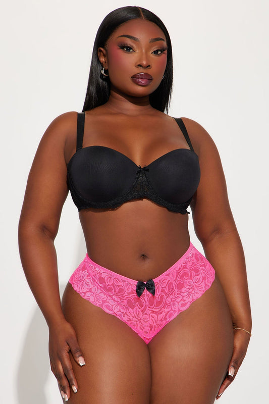 Tu Braga Abierta con Vaina en Rosa Caliente