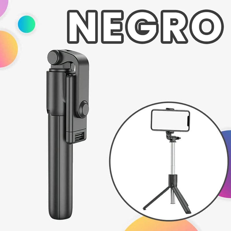 PALO SELFIE 6 EN 1 TRÍPODE CON LUZ LED - SELFIE STICK