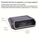 Purificador de aire para auto con energía solar y sensor de movimiento inteligente - Enciende/apaga automáticamente, no necesita energía eléctrica, panel solar de alta eficiencia y batería de litio incorporada para aire fresco en movimiento
