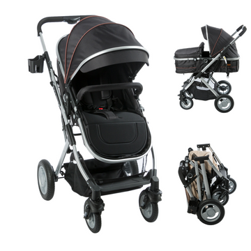 COCHE CUNA MOISES RONDA EB135 NEGRO EBABY