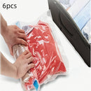 6pcs-Bolsas de Compresión Sin Bomba - Bolsas Ahorradoras de Espacio - No Necesita Vacío ni Bomba para Viajar - Ayudante de Almacenamiento Ahorra Espacio, Haz que Tu Viaje Sea Conveniente, Almacenamiento de Calcetines y Ropa para Viajar y en Casa