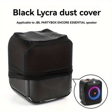 Cubierta de Protector de Polvo de Lycra para Altavoz, Adecuada para JBL PartyBox Encore Essential Altavoz Portátil de Fiesta, Cubierta de Protección Elástica para Carcasa de Altavoz, Material Lycra, Adecuada para JBL Partybox Encore Essential Altavoz Ina